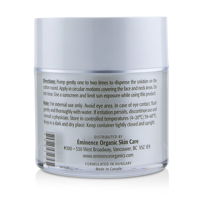 Eminence Bright Skin Licorice Root Exfoliating Peel (with 35 Dual-Textured Cotton Rounds) 
