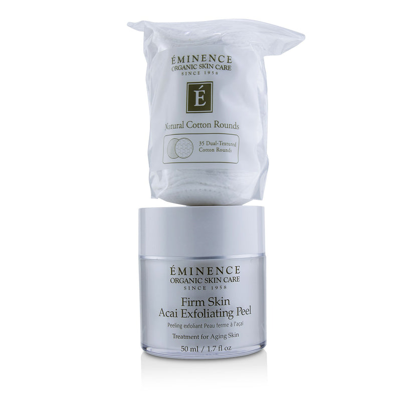 Eminence Firm Skin Acai Exfoliating Peel (with 35 Dual-Textured Cotton Rounds) 