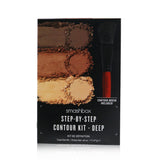 Smashbox Step By Step Contour Kit (1 x Contour Palette + 1 x Contour Brush) -Deep (Medium/Dark) 45996 