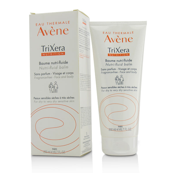 Avene TriXera Nutrition Nutri-Fluid Face & Body Balm - For Dry to Very Dry Sensitive Skin 