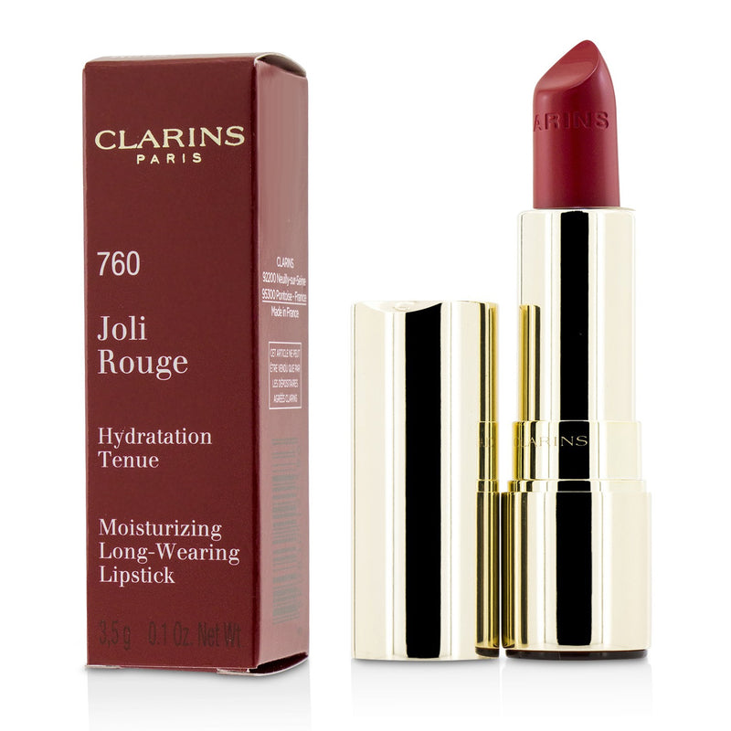 Clarins Joli Rouge (Long Wearing Moisturizing Lipstick) - # 760 Pink Cranberry 