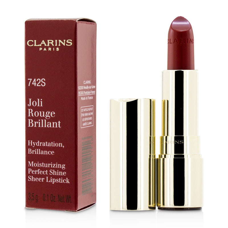 Clarins Joli Rouge Brillant (Moisturizing Perfect Shine Sheer Lipstick) - # 742S Joli Rouge 
