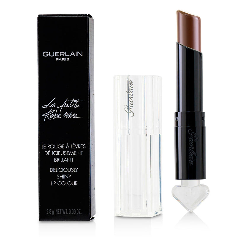 Guerlain La Petite Robe Noire Deliciously Shiny Lip Colour - #017 Leather Coffee 