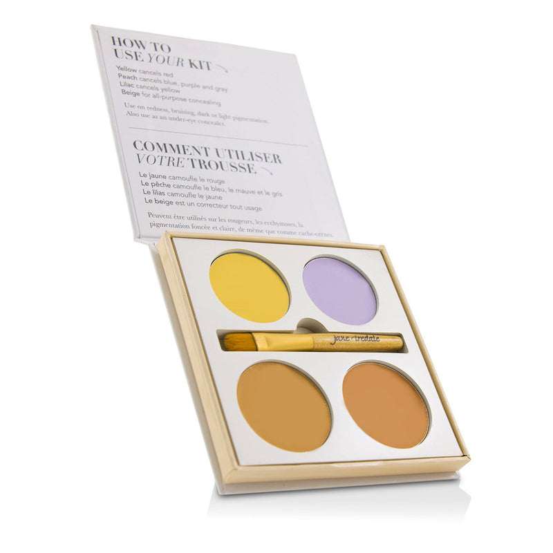 Jane Iredale Corrective Colors Kit (4x Concealer + 1x Applicator)  9.9g/0.35oz