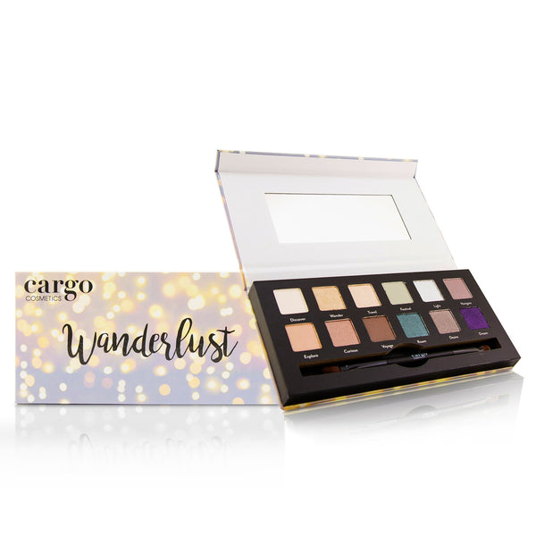 Cargo Wanderlust Eye Shadow Palette (12x Eye Shadow, 1x Shadow Brush) 