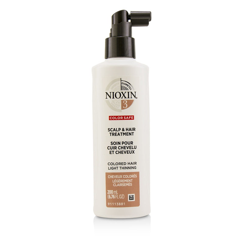 Nioxin Diameter System 3 Scalp & Hair Treatment (Colored Hair, Light Thinning, Color Safe) 