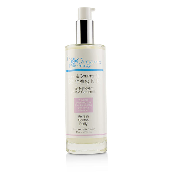 The Organic Pharmacy Rose & Chamomile Cleansing Milk - For Sensitive Skin 