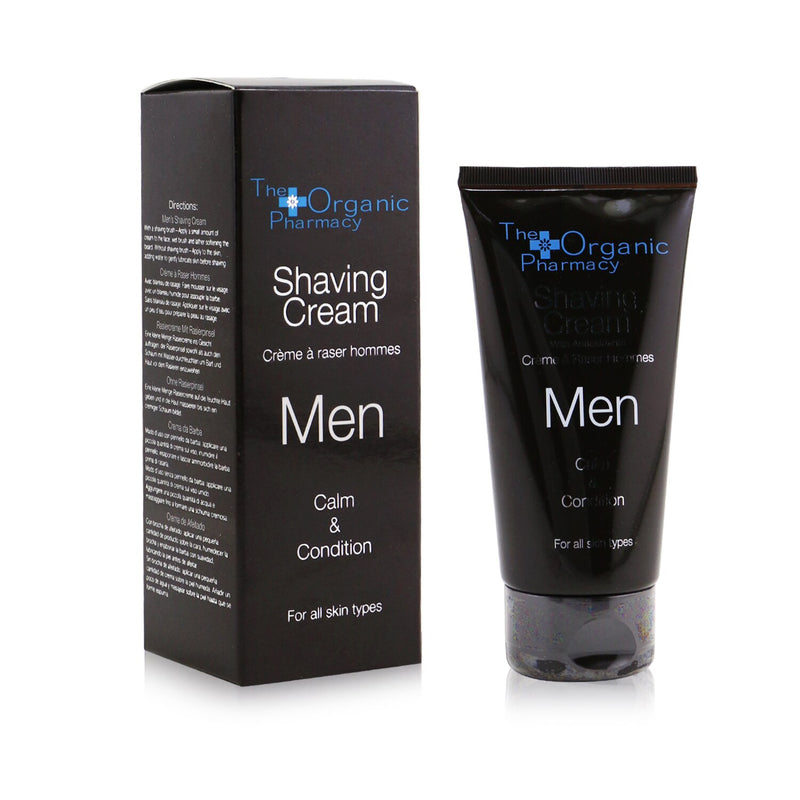 The Organic Pharmacy Men Shaving Cream - Calm & Condition  75ml/2.5oz