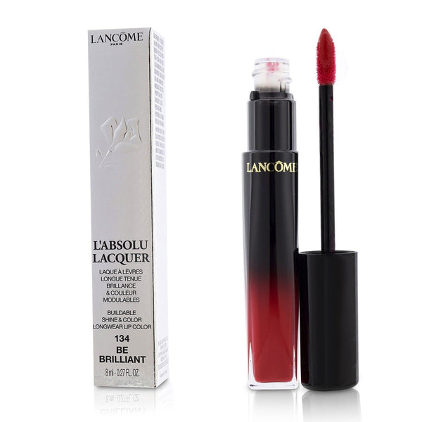 Lancome L'Absolu Lacquer Buildable Shine & Color Longwear Lip Color - # 134 Be Brilliant  8ml/0.27oz