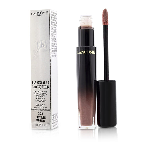 Lancome L'Absolu Lacquer Buildable Shine & Color Longwear Lip Color - # 308 Let Me Shine 