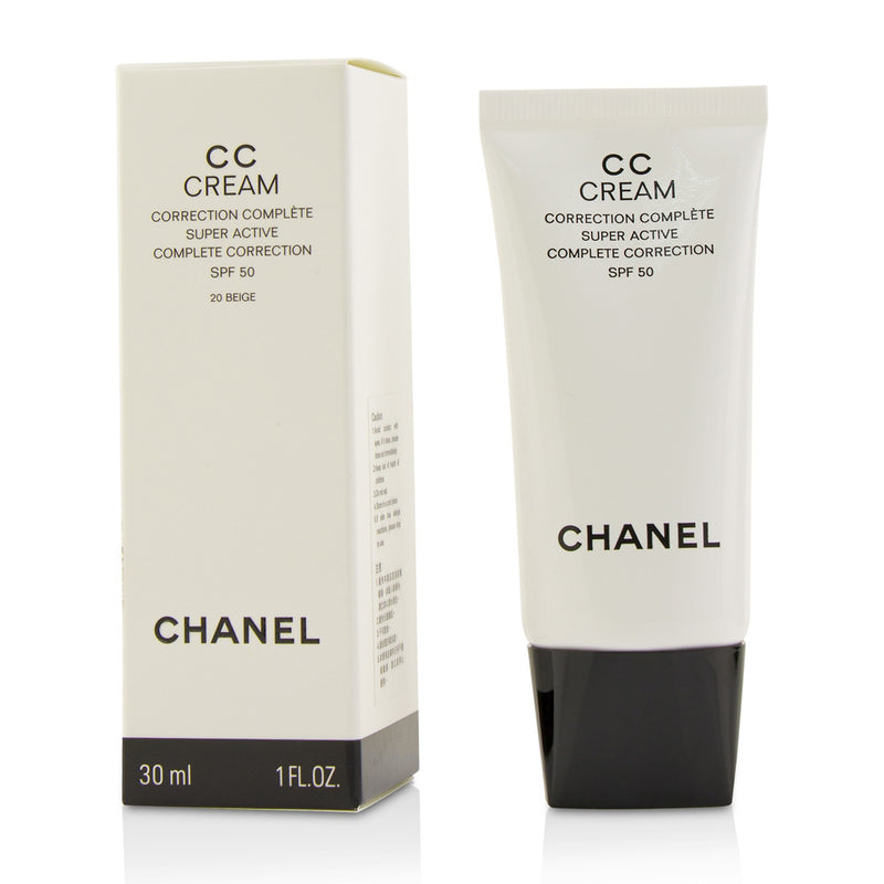Chanel CC Cream Super Active Complete Correction SPF 50 # 20 Beige 