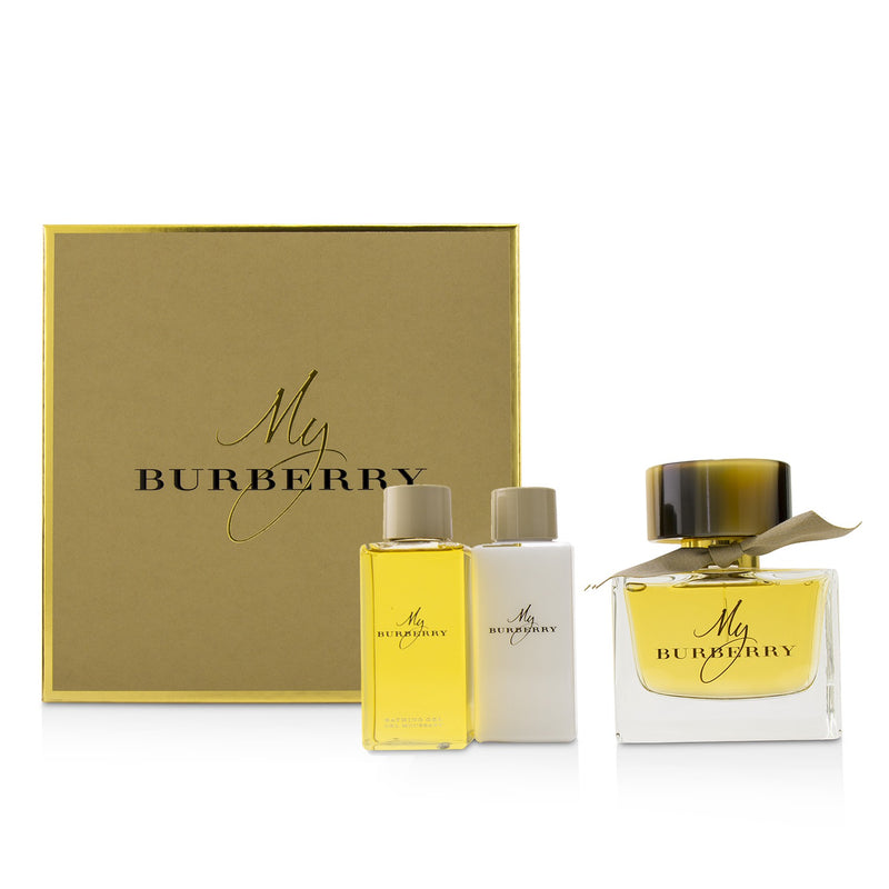 Burberry My Burberry Coffret: Eau De Parfum Spray 90ml/3oz + Body Lotion 75ml/2.6oz + Bathing Gel 75ml/2.6oz 