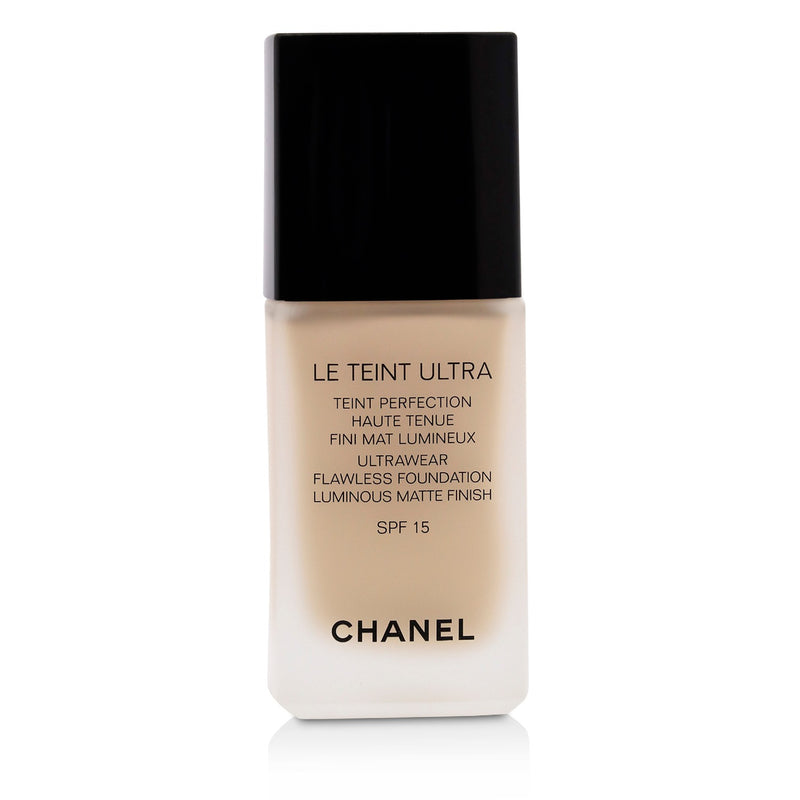 Chanel Le Teint Ultra Ultrawear Flawless Foundation Luminous Matte Finish SPF15 - # 12 Beige Rose  30ml/1oz