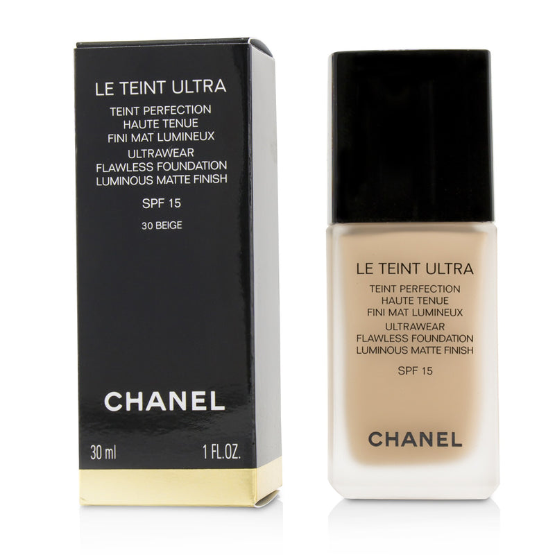 Chanel Le Teint Ultra Ultrawear Flawless Foundation Luminous Matte Finish SPF15 - # 30 Beige 