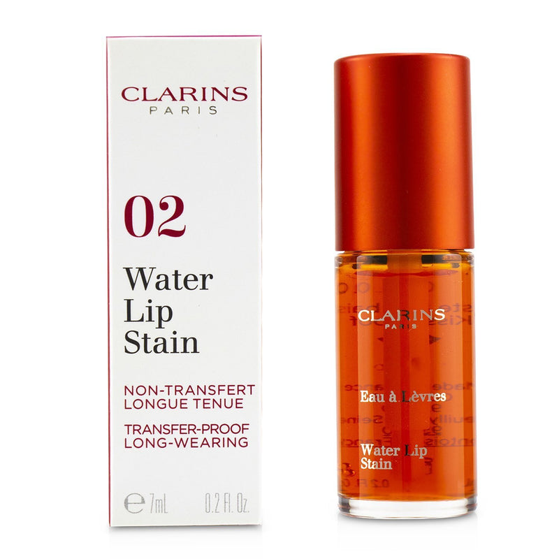 Clarins Water Lip Stain - # 02 Orange Water  7ml/0.2oz