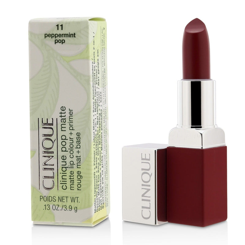 Clinique Pop Matte Lip Colour + Primer - # 11 Peppermint 
