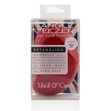 Tangle Teezer Thick & Curly Detangling Hair Brush - # Salsa Red (For Thick, Wavy and Afro Hair) 