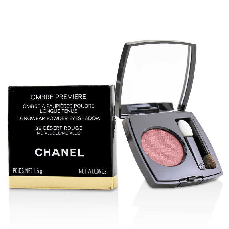Chanel Ombre Premiere Longwear Powder Eyeshadow - # 36 Desert Rouge (Metallic)  1.5g/0.05oz