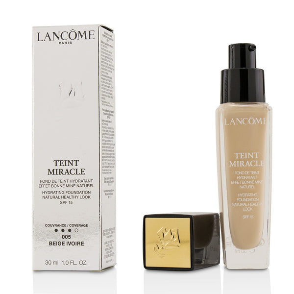 Lancome Teint Miracle Hydrating Foundation Natural Healthy Look SPF 15 - # 005 Beige Ivoire  30ml/1oz