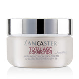 Lancaster Total Age Correction Amplified - Anti-Aging Rich Day Cream & Glow Amplifier 