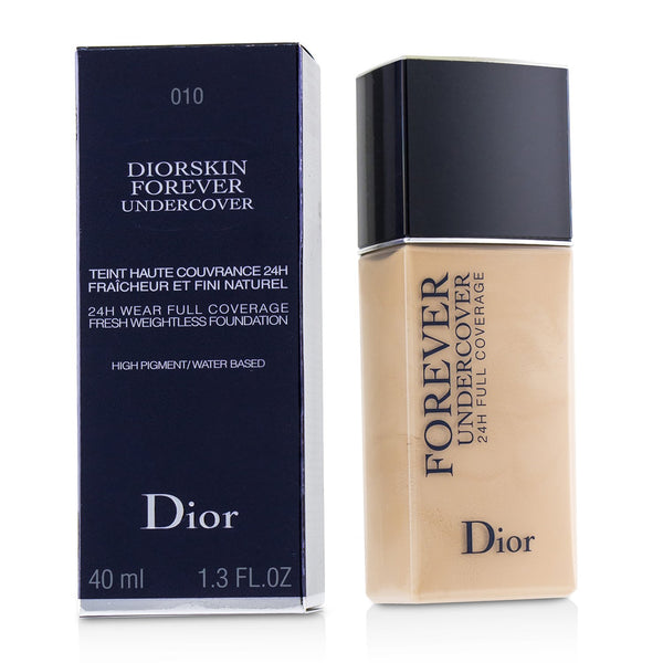 Christian Dior Diorskin Forever Undercover 24H Wear Full Coverage Water Based Foundation - # 010 Ivory 