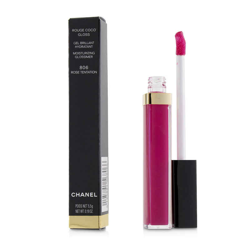 Chanel Rouge Coco Gloss Moisturizing Glossimer - # 806 Rose Tentation 