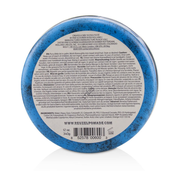 Reuzel Blue Pomade (Strong Hold, Water Soluble)  340g/12oz