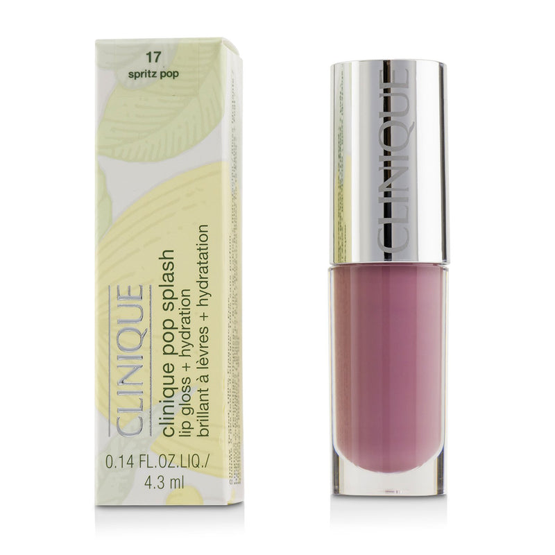 Clinique Pop Splash Lip Gloss + Hydration - # 17 Spritz Pop  4.3ml/0.14oz