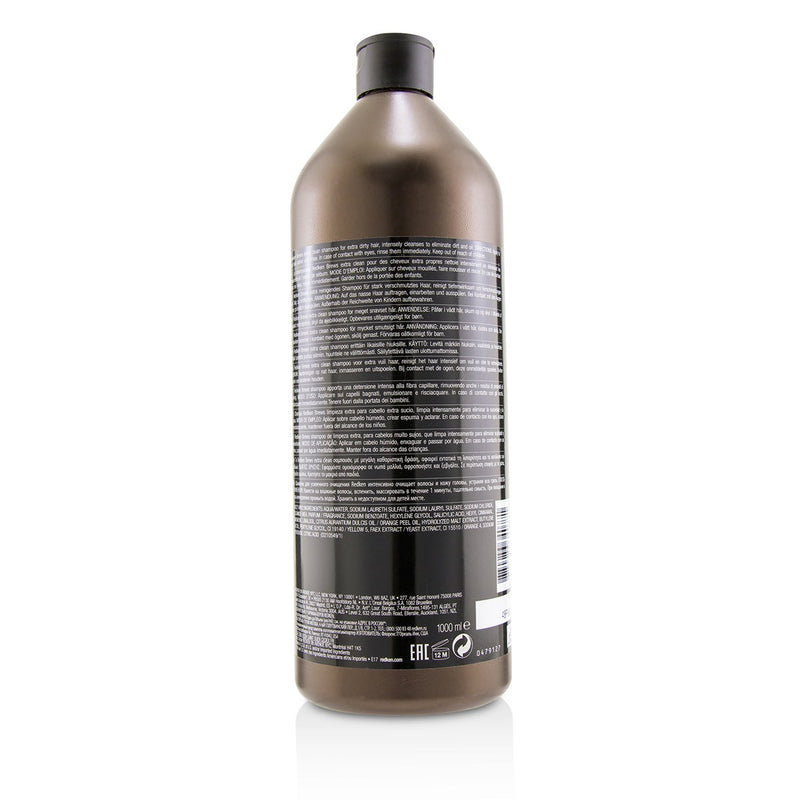 Redken Brews Extra Clean Shampoo (Build-Up Remover For All Hair Types)  1000ml/33.8oz