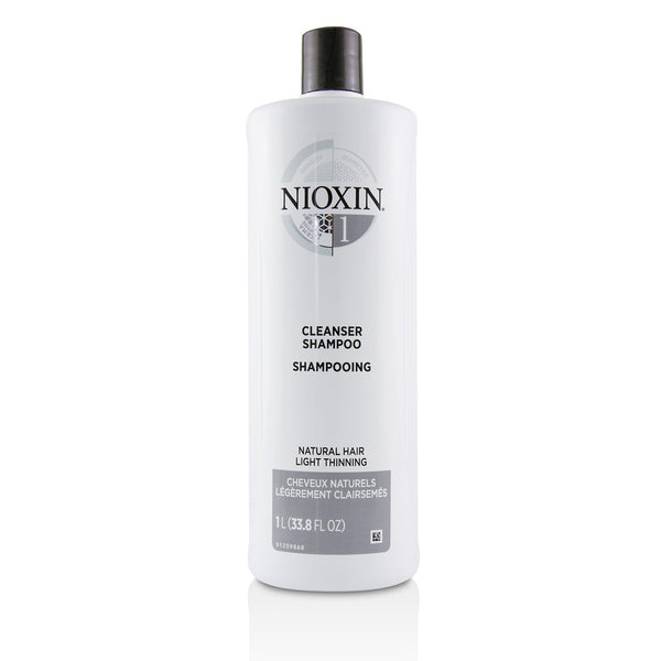 Nioxin Derma Purifying System 1 Cleanser Shampoo (Natural Hair, Light Thinning) 