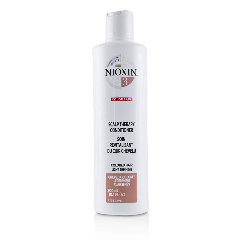 Nioxin Density System 3 Scalp Therapy Conditioner (Colored Hair, Light Thinning, Color Safe)  300ml/10.1oz