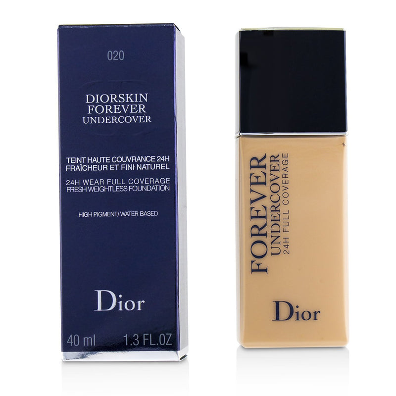 Christian Dior Diorskin Forever Undercover 24H Wear Full Coverage Water Based Foundation - # 020 Light Beige 