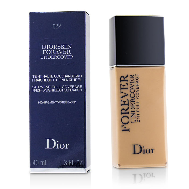 Christian Dior Diorskin Forever Undercover 24H Wear Full Coverage Water Based Foundation - # 022 Cameo 
