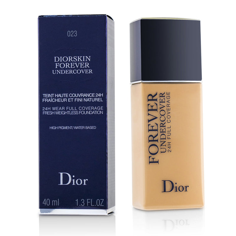 Christian Dior Diorskin Forever Undercover 24H Wear Full Coverage Water Based Foundation - # 023 Peach 