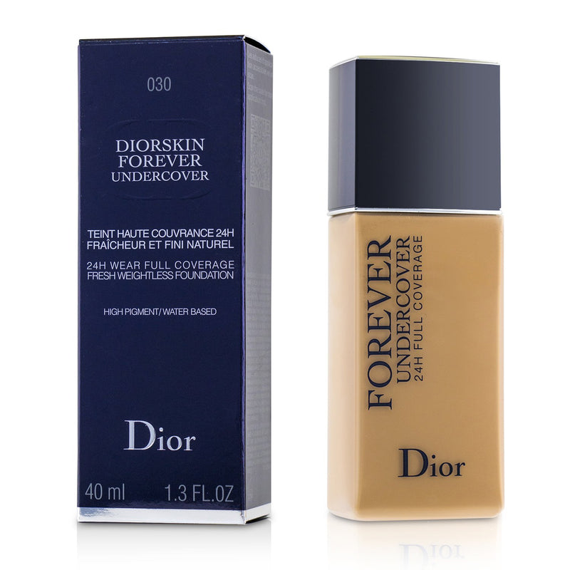 Christian Dior Diorskin Forever Undercover 24H Wear Full Coverage Water Based Foundation - # 030 Medium Beige  40ml/1.3oz
