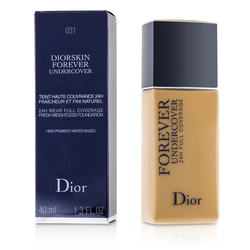 Christian Dior Diorskin Forever Undercover 24H Wear Full Coverage Water Based Foundation - # 031 Sand 