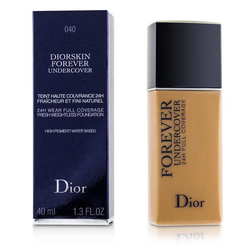 Christian Dior Diorskin Forever Undercover 24H Wear Full Coverage Water Based Foundation - # 040 Honey Beige 