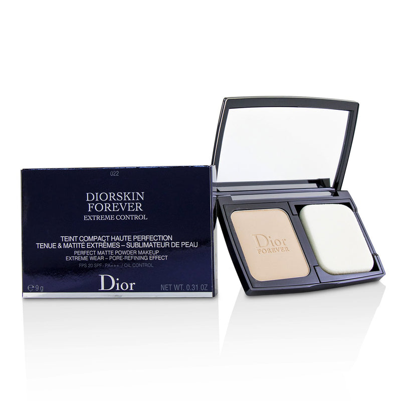 Christian Dior Diorskin Forever Extreme Control Perfect Matte Powder Makeup SPF 20 - # 010 Ivory  9g/0.31oz