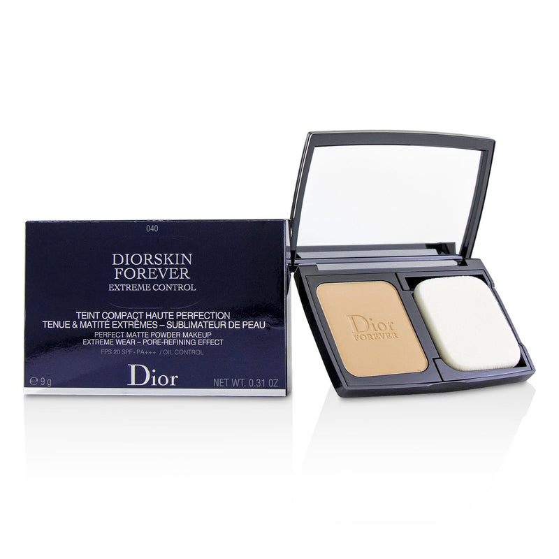Christian Dior Diorskin Forever Extreme Control Perfect Matte Powder Makeup SPF 20 - # 040 Honey Beige  9g/0.31oz