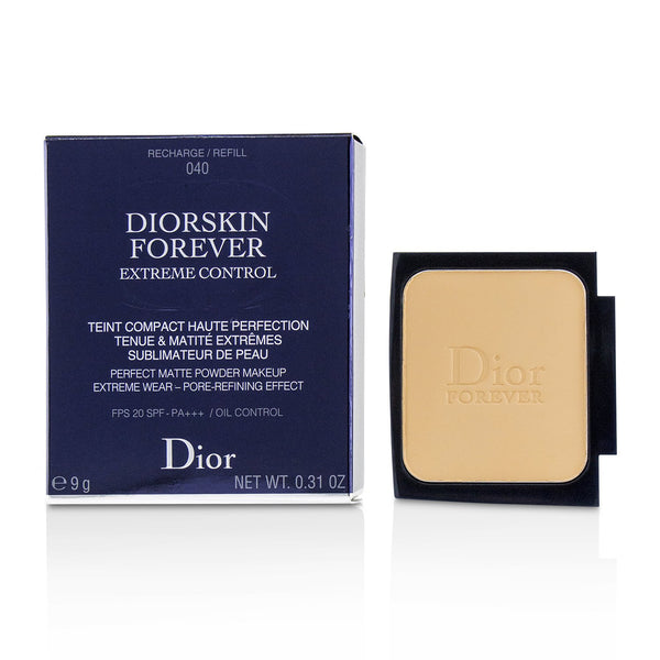 Christian Dior Diorskin Forever Extreme Control Perfect Matte Powder Makeup SPF 20 Refill - # 040 Honey Beige  9g/0.31oz