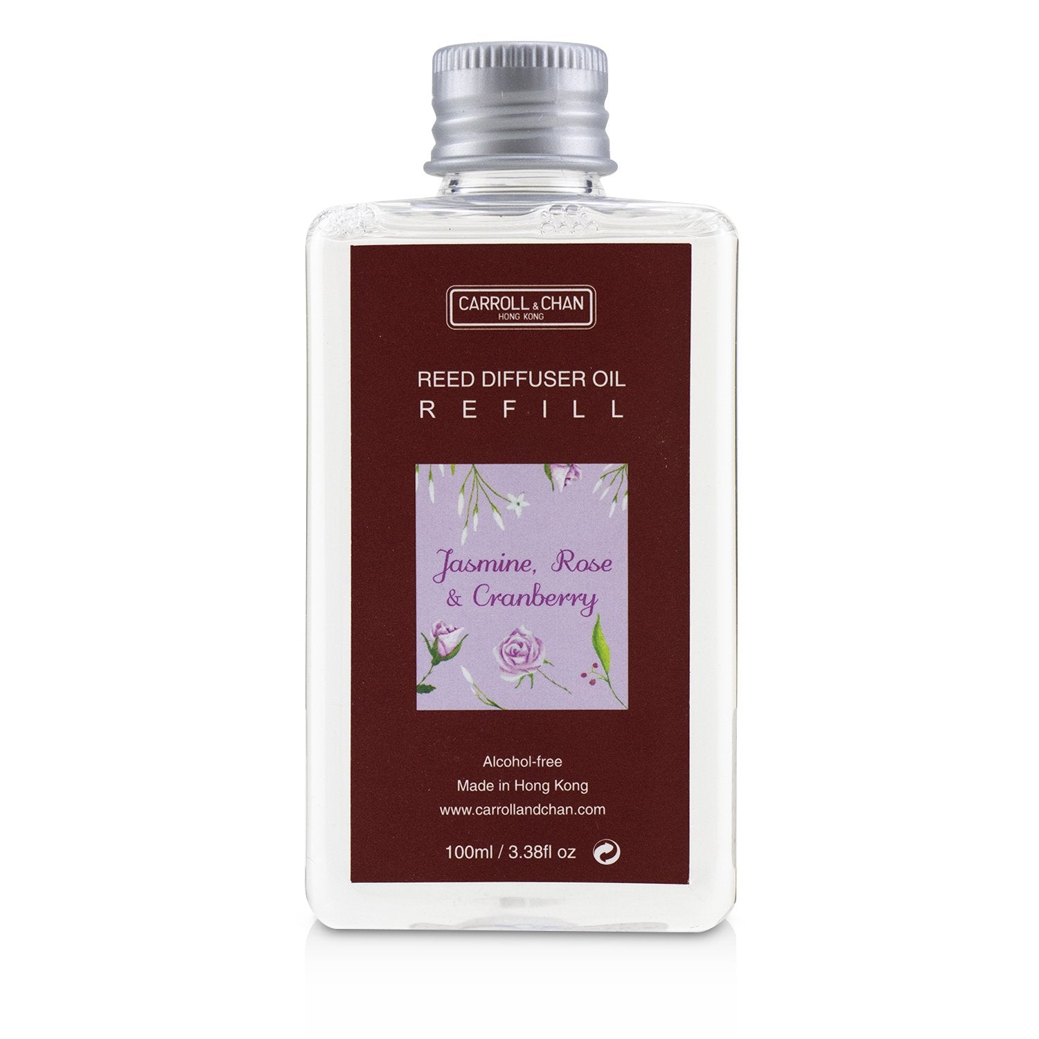 Carroll & Chan Reed Diffuser Refill - Jasmine, Rose & Cranberry 100ml/3 ...