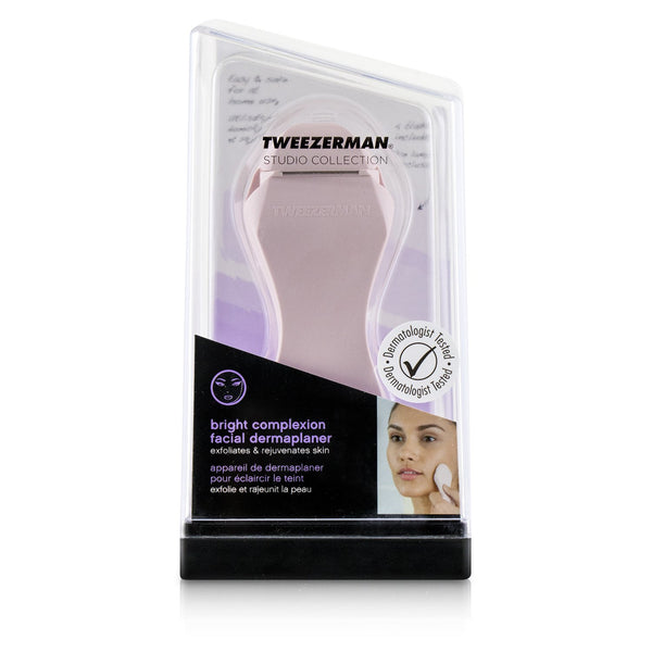 Tweezerman Bright Complexion Facial Dermaplaner (Studio Collection) 1016-LLT 