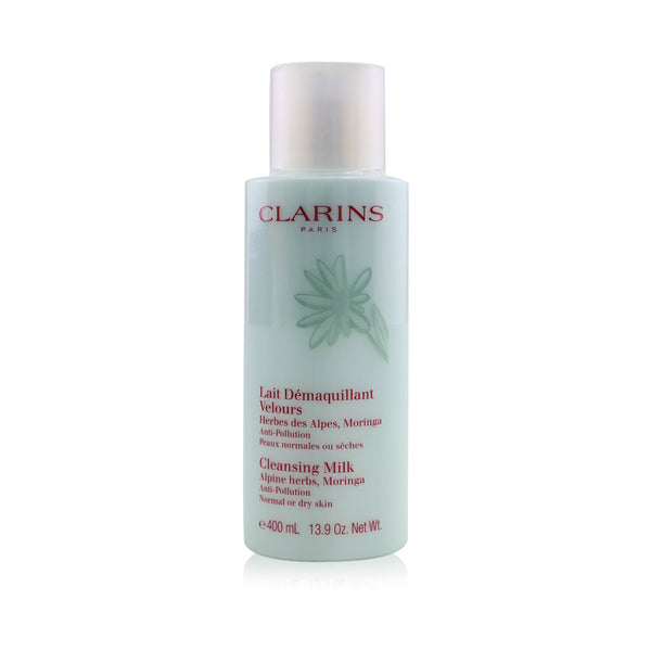 Clarins Anti-Pollution Cleansing Milk With Alpine Herbs, Maringa - Normal or Dry Skin  400ml/14oz