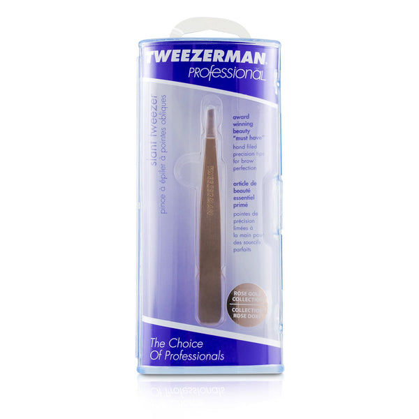 Tweezerman Professional Slant Tweezer - Rose Gold 