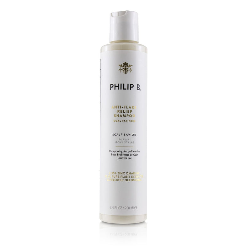 Philip B Anti-Flake Relief Shampoo - # Coal Tar Free (Scalp Savior - For Dry Itchy Scalps)  220ml/7.4oz