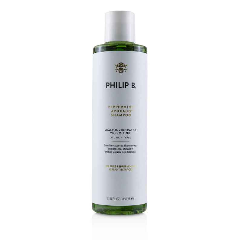 Philip B Peppermint Avocado Shampoo (Scalp Invigorator Volumizing - All Hair Types)  220ml/7.4oz