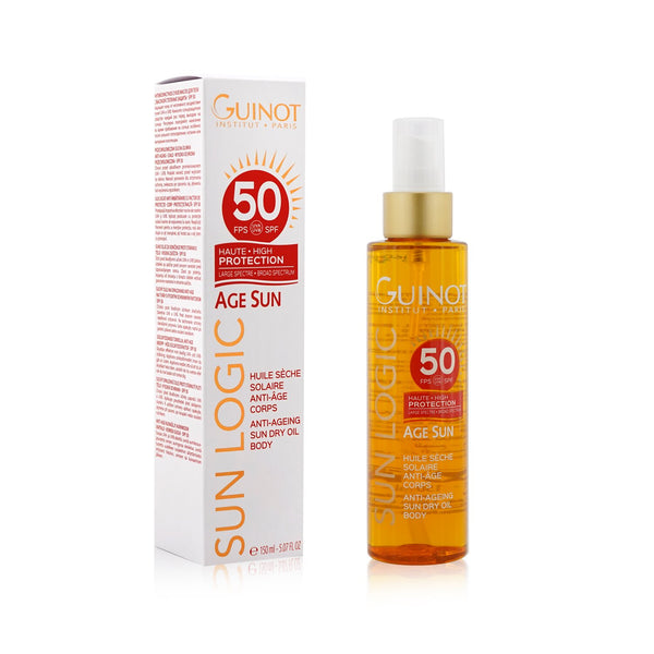 Guinot Sun Logic Age Sun Anti-Ageing Sun Dry Oil For Body SPF 50  150ml/5.07oz