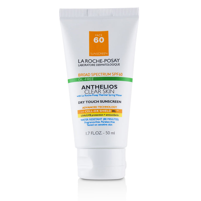 La Roche Posay Anthelios Clear Skin Dry Touch Sunscreen For Face SPF 60 - Oil-Free  50ml/1.7oz