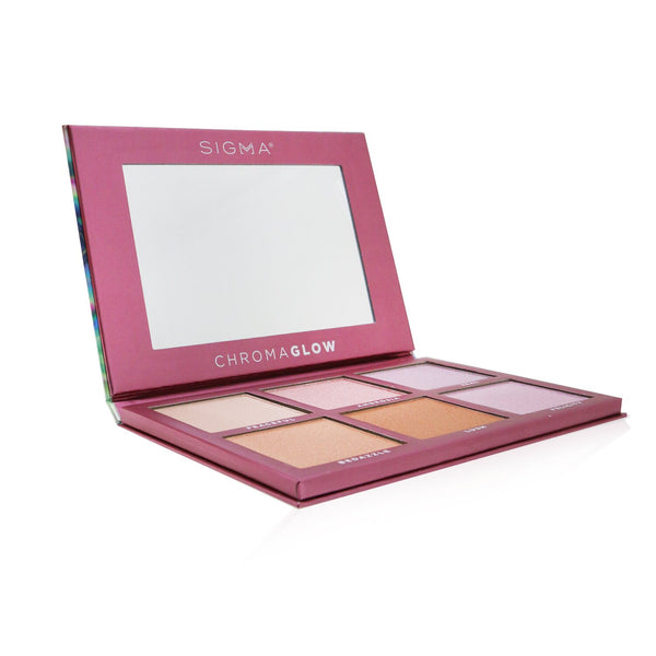 Sigma Beauty ChromaGlow Shimmer + Highlight Palette (6x Highlighter) 