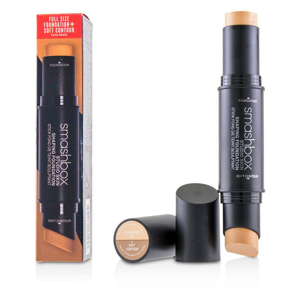 Smashbox Studio Skin Shaping Foundation + Soft Contour Stick - # 1.0 Peach Fair 